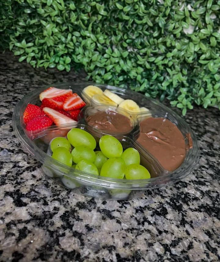 Fondue de chocolate com frutas